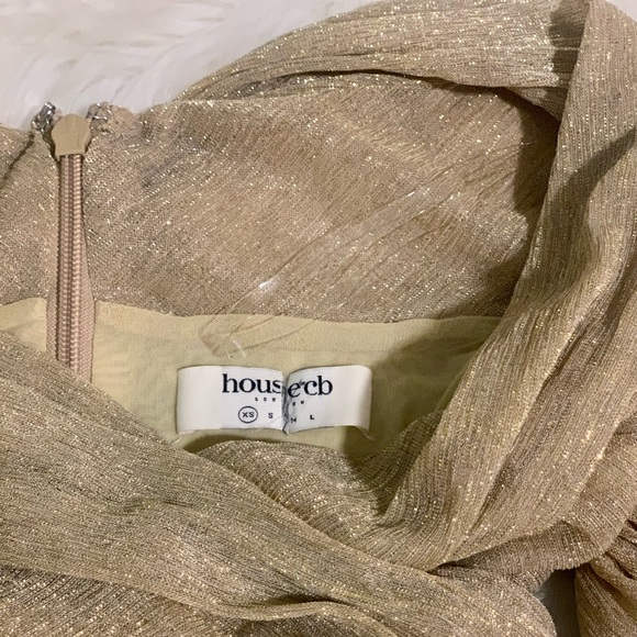 House of CB Gold Felicity Dress - Picture 11 of 11